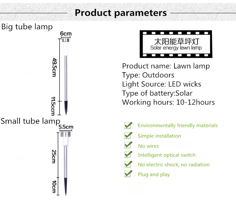 Ground Light LED Pathway Underground Lamps Garden Landscape Garden Solar Lawn Light Lawn Lamp Outdoor